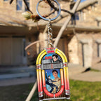 Elvis Presley Custom Shape 2-sided Keychain – MAITM15109
