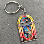 Elvis Presley Custom Shape 2-sided Keychain – MAITM15109