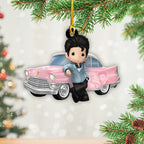 4PCS Elvis Presley Custom Shape 2-Side Printed Acrylic Ornament – TANTN17868