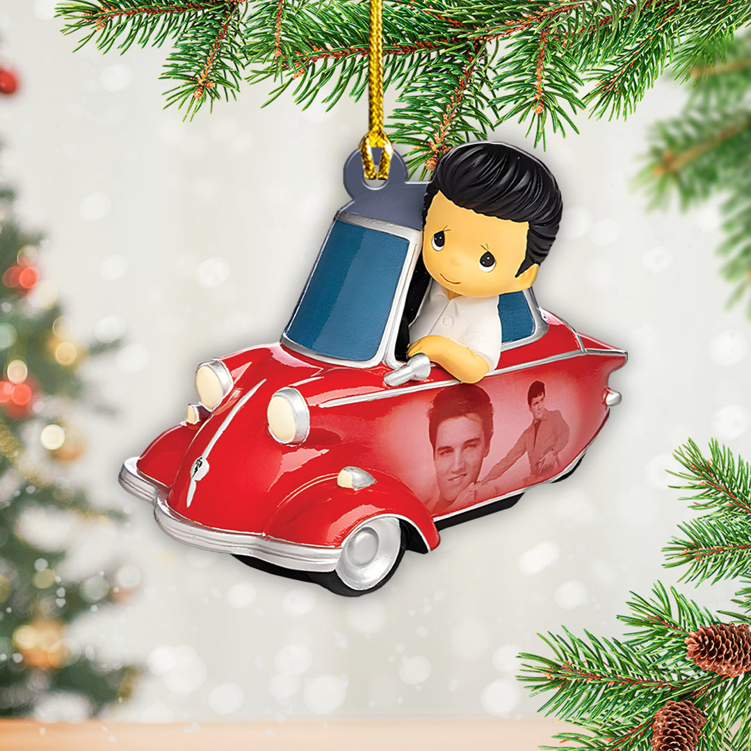 4PCS Elvis Presley Custom Shape 2-Side Printed Acrylic Ornament – TANTN17868