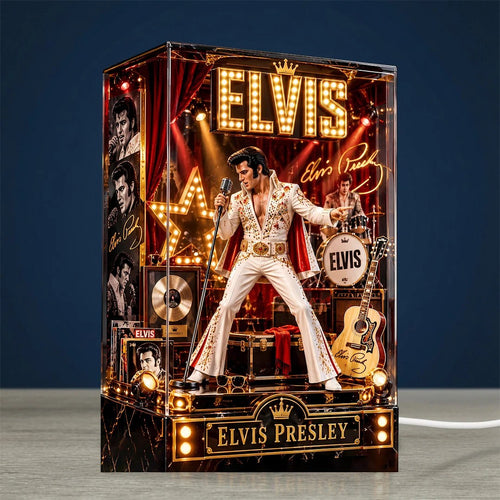 Elvis Presley Custom Shape Acrylic Light Box – TANTN25968