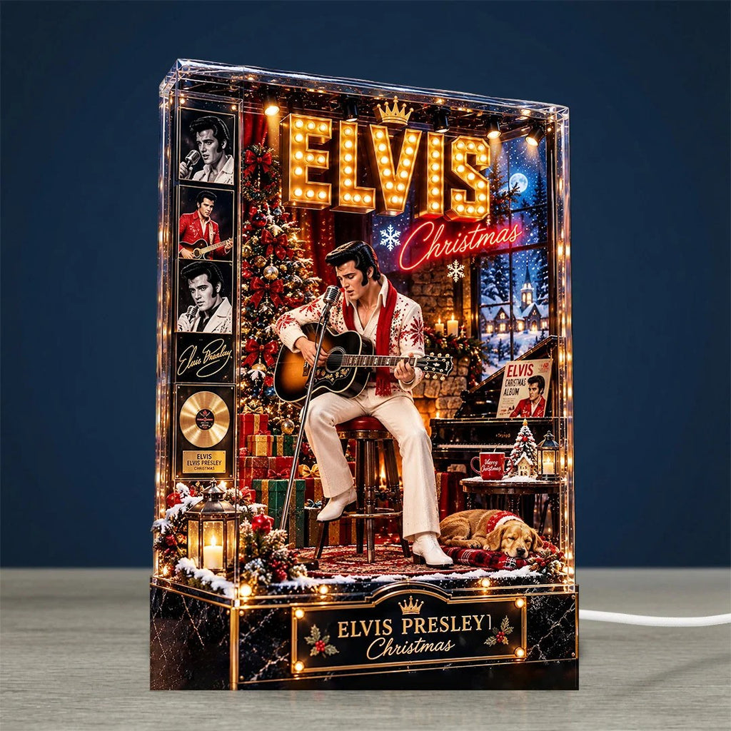Elvis Presley Custom Shape Acrylic Light Box – TANTN25981