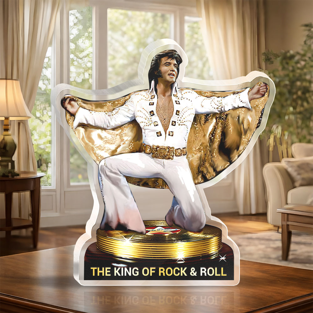 Elvis Presley Custom Shape Acrylic Plaque – HOATT16225