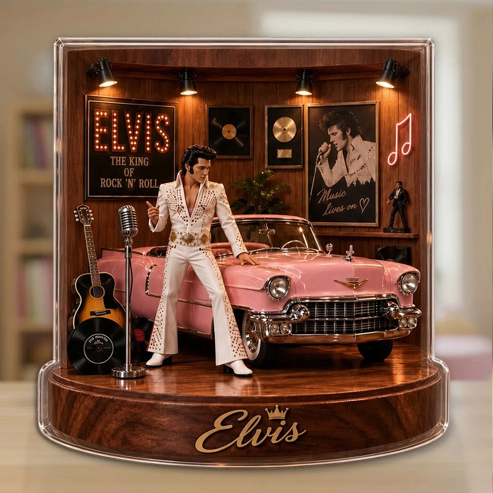 Elvis Presley Custom Shape Acrylic Plaque – MAITM15341