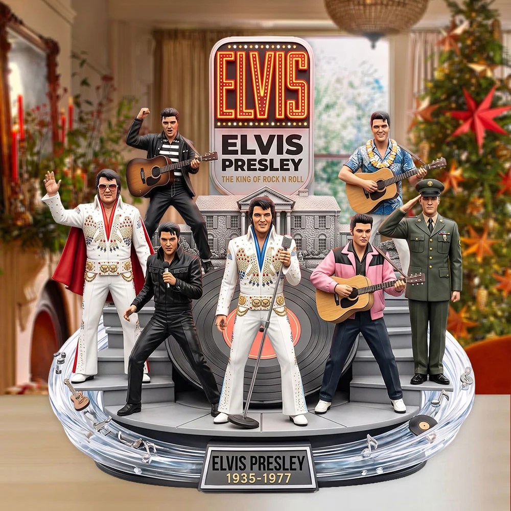 Elvis Presley Custom Shape Acrylic Plaque – TMTHU10242