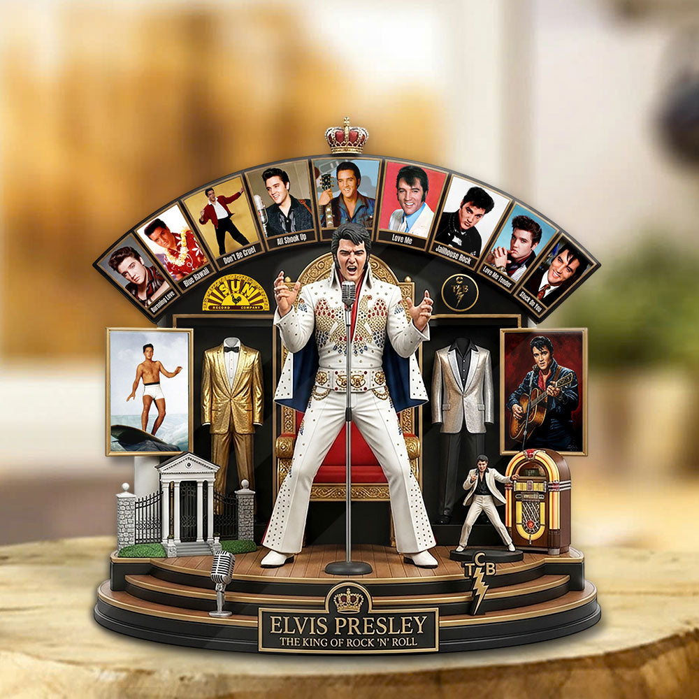 Elvis Presley Custom Shape Acrylic Plaque – TMTHU6283