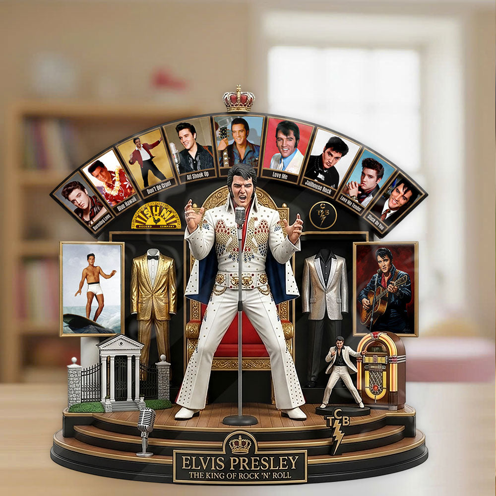 Elvis Presley Custom Shape Acrylic Plaque – TMTHU6283