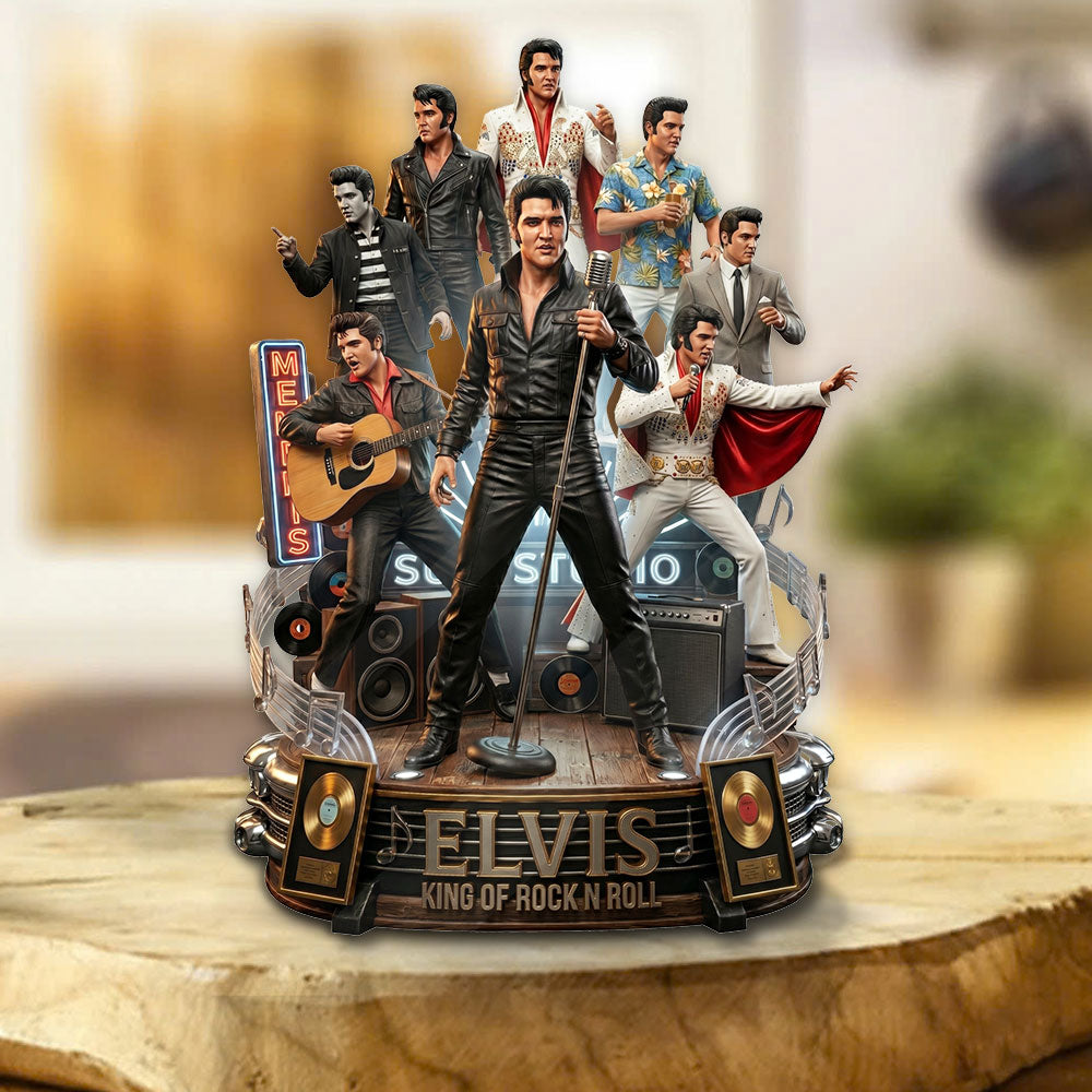 Elvis Presley Custom Shape Acrylic Plaque – TMTHU6452