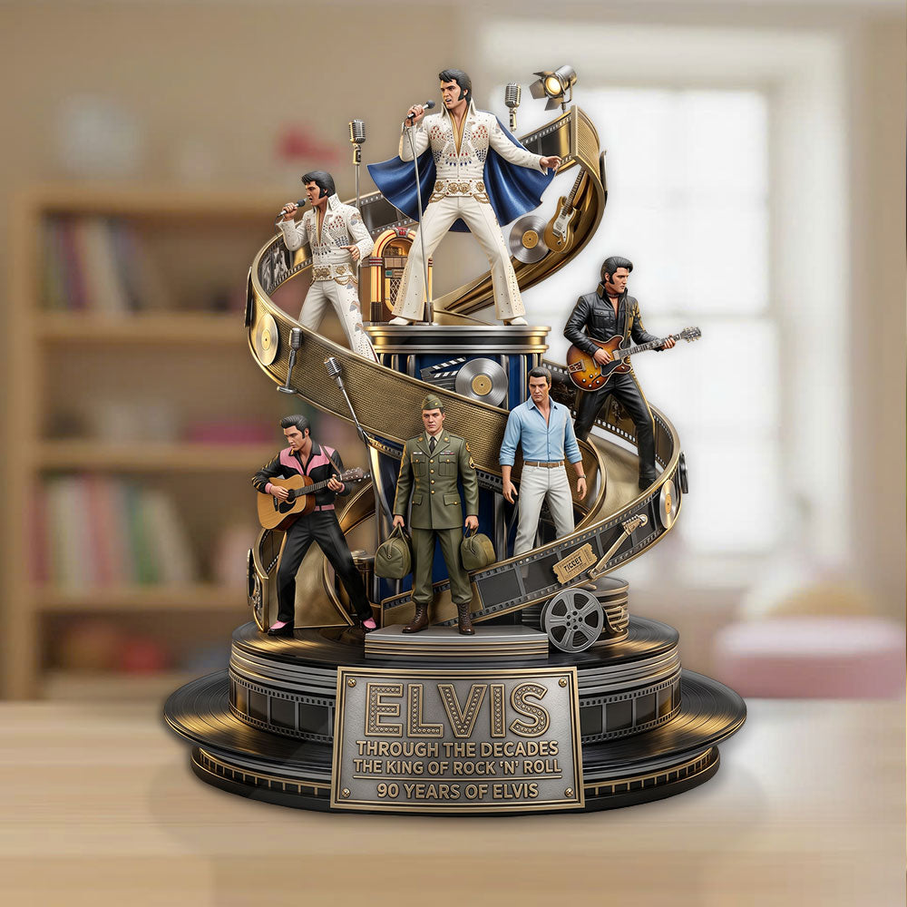 Elvis Presley Custom Shape Acrylic Plaque – TMTHU6599