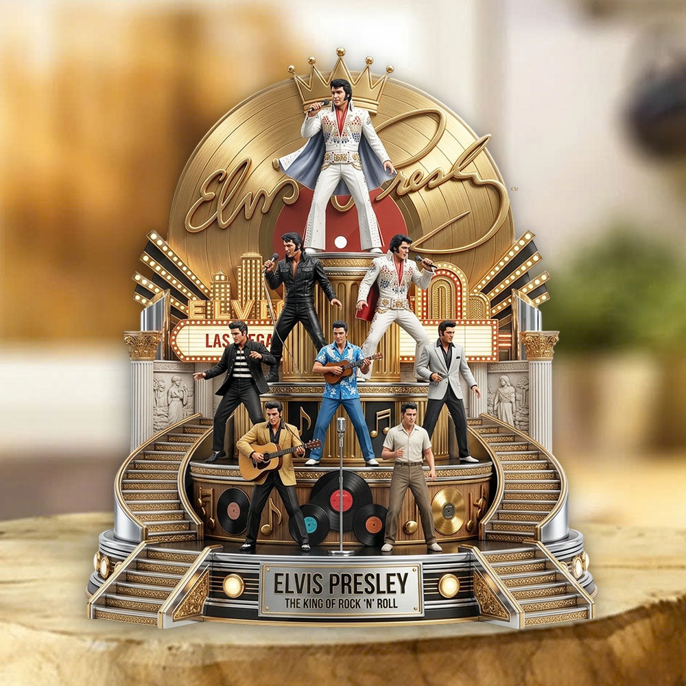 Elvis Presley Custom Shape Acrylic Plaque – TMTHU6832