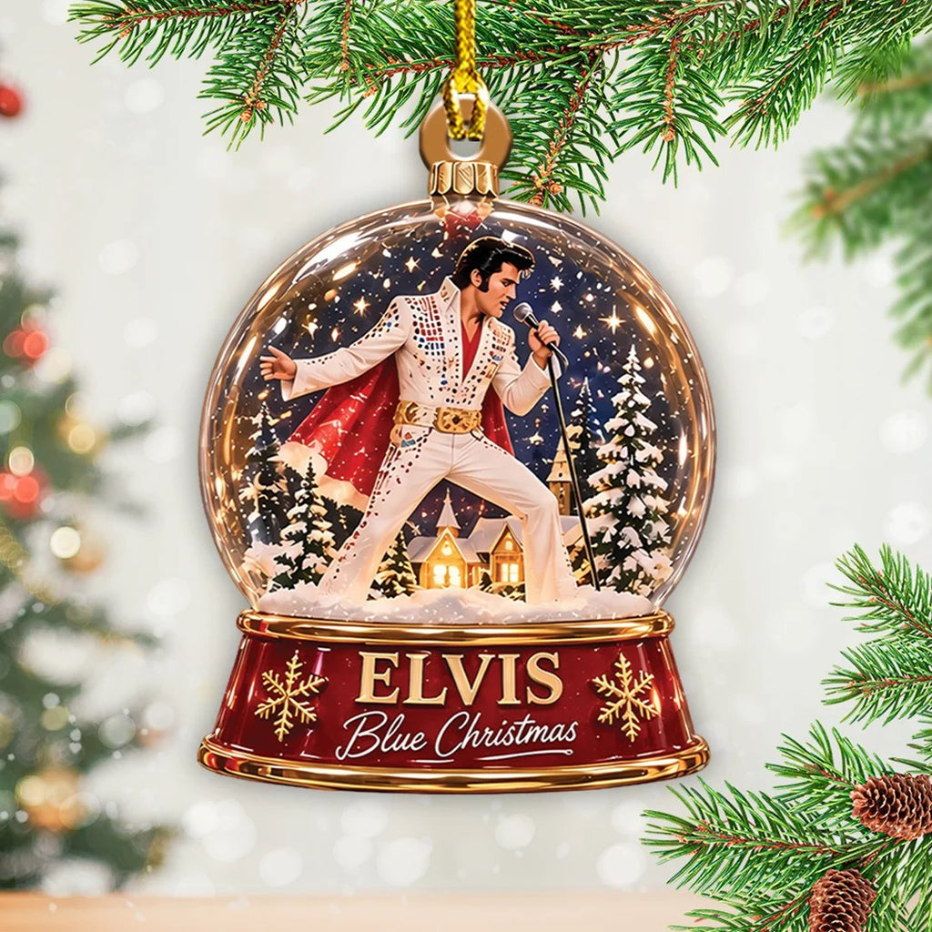 6PCS Elvis Presley Custom Shape 2-Side Printed Acrylic Ornament – TANTN26039