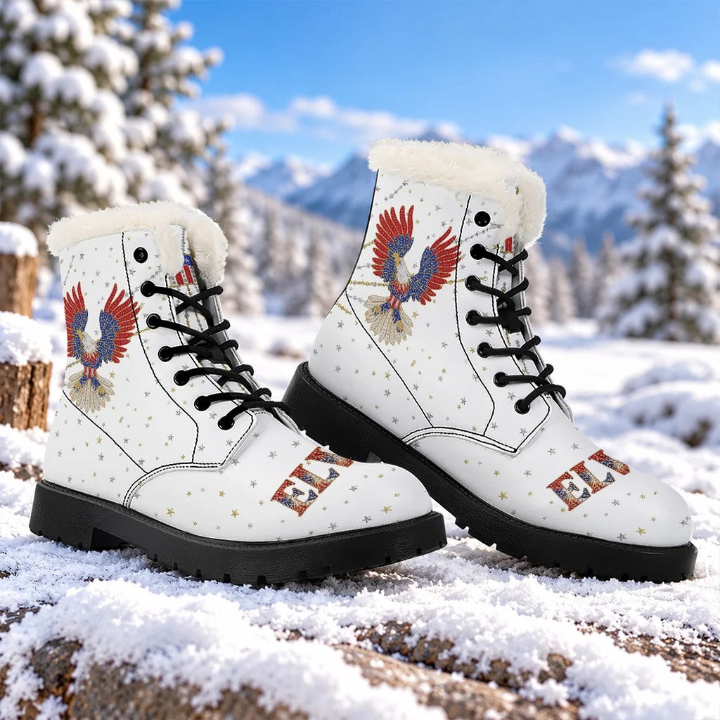 Elvis Presley Faux Fur Leather Winter Boots – HOATT21517