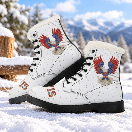 Elvis Presley Faux Fur Leather Winter Boots – HOATT21517