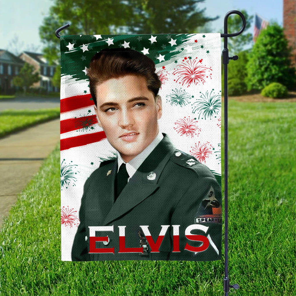 Elvis Presley Double-side Garden Flag – HOATT 11960
