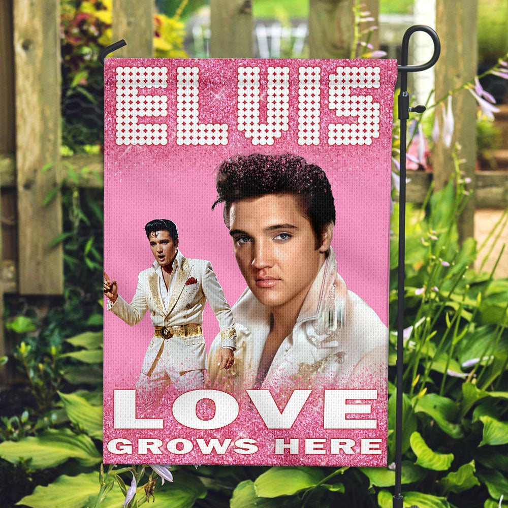 Elvis Presley Double-side Garden Flag – TMTHU 013