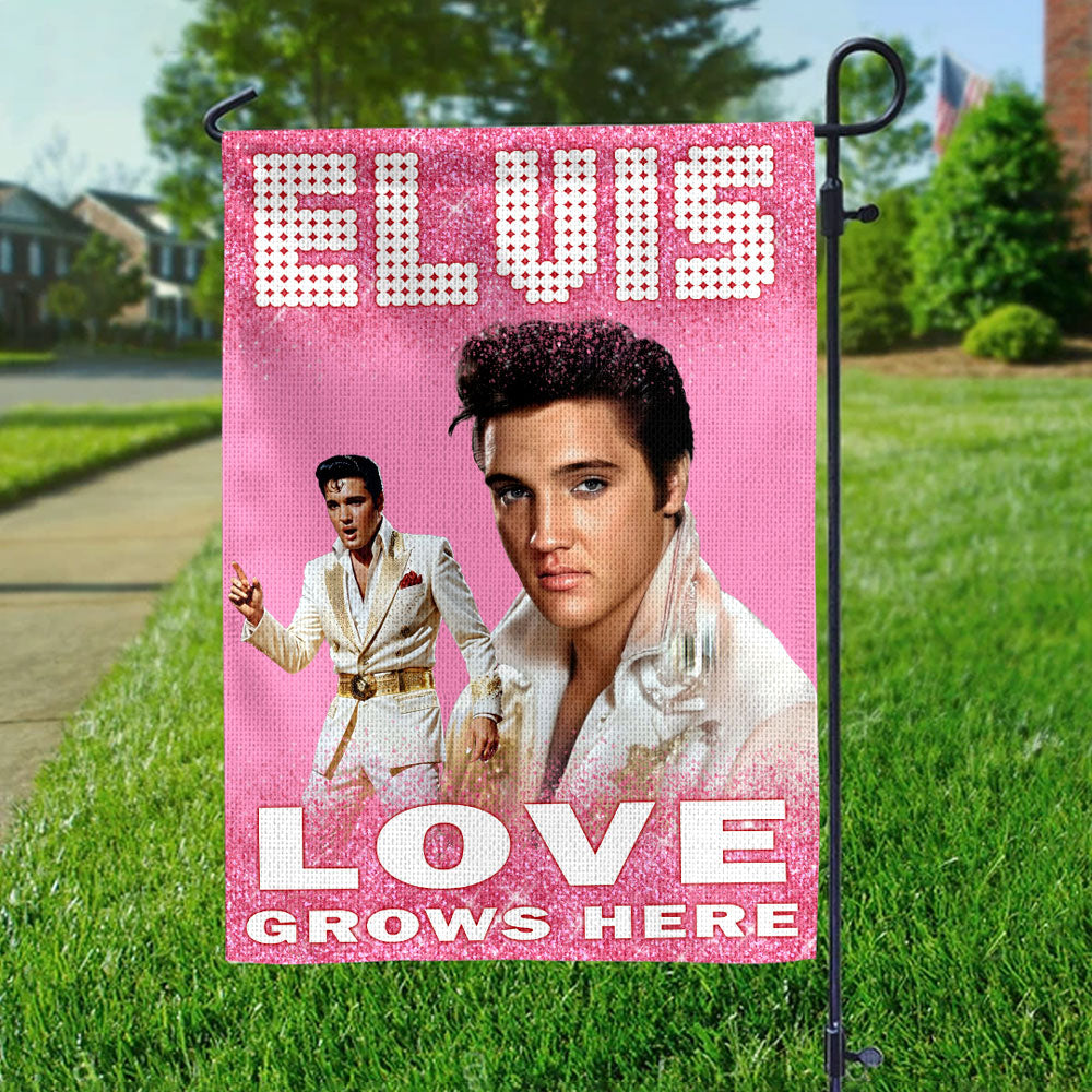 Elvis Presley Double-side Garden Flag – TMTHU 013