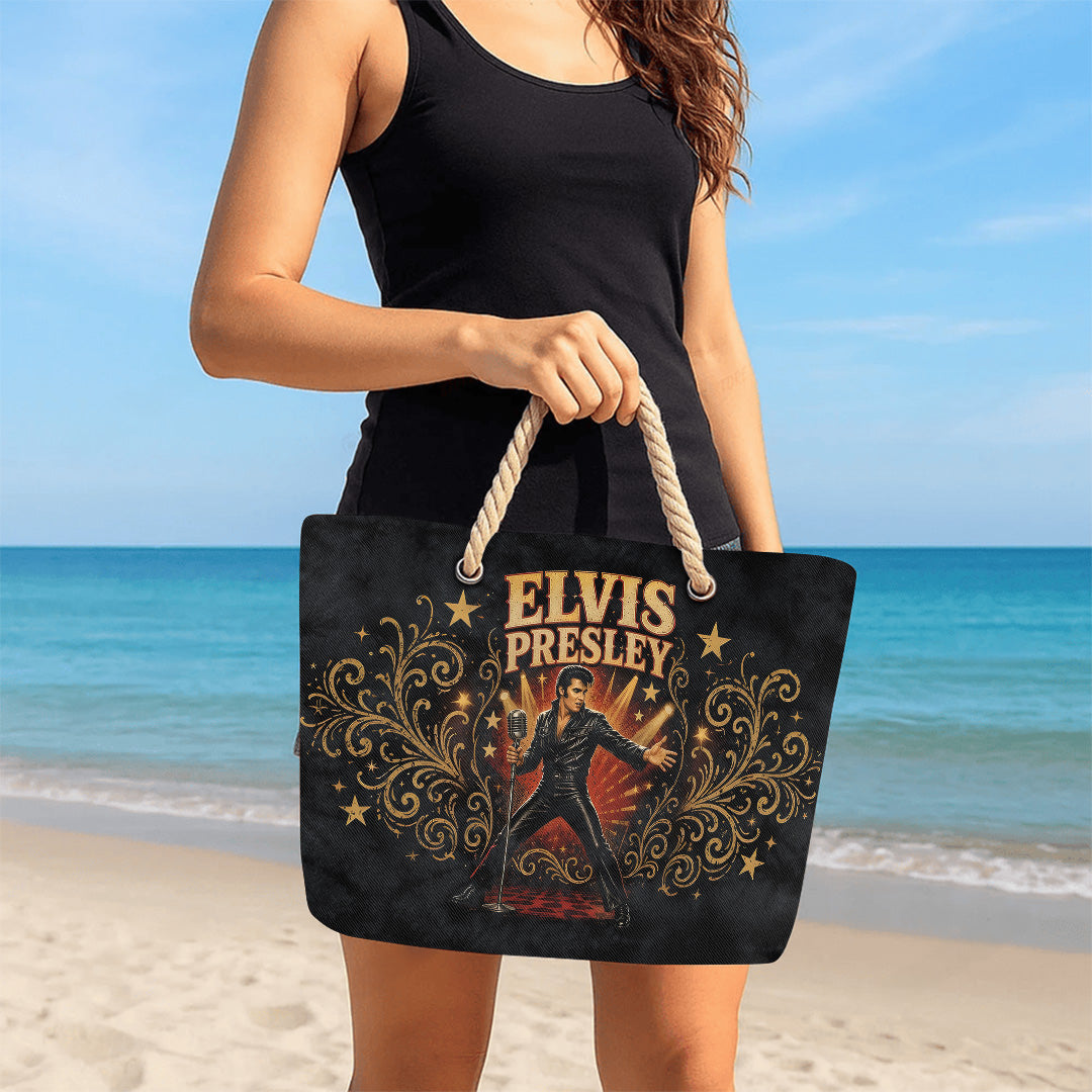 Elvis Presley Hemp Rope Tote Bag – TANTN24722