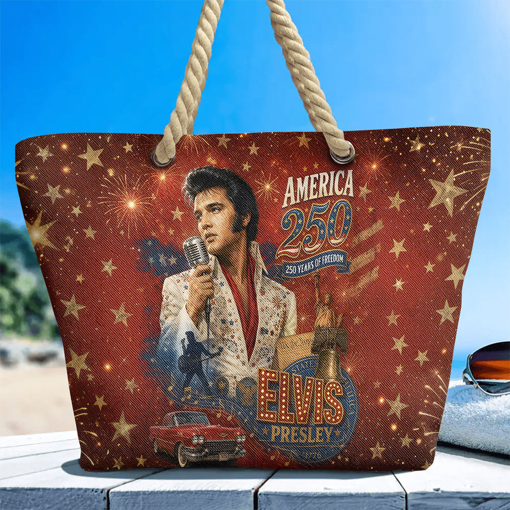 Elvis Presley Hemp Rope Tote Bag – TANTN24725