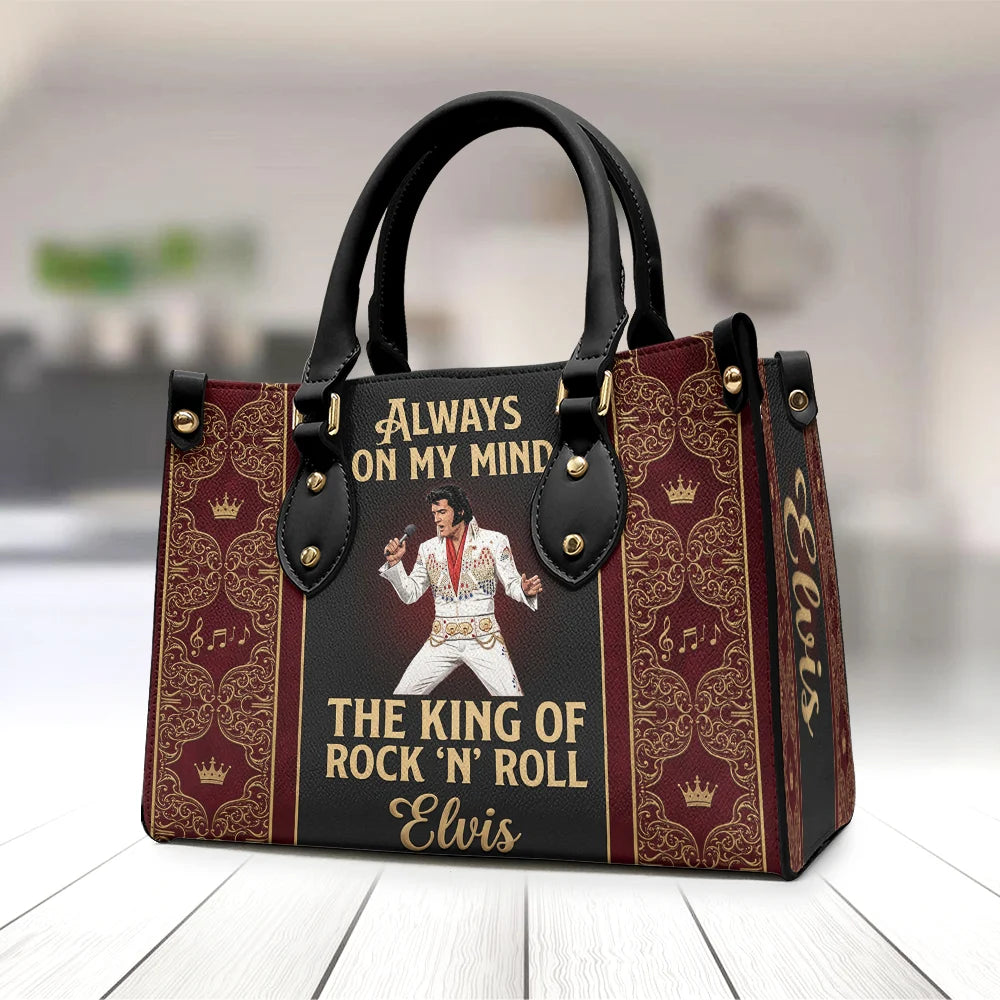 Elvis Presley Leather HandBag – TMTHU9392