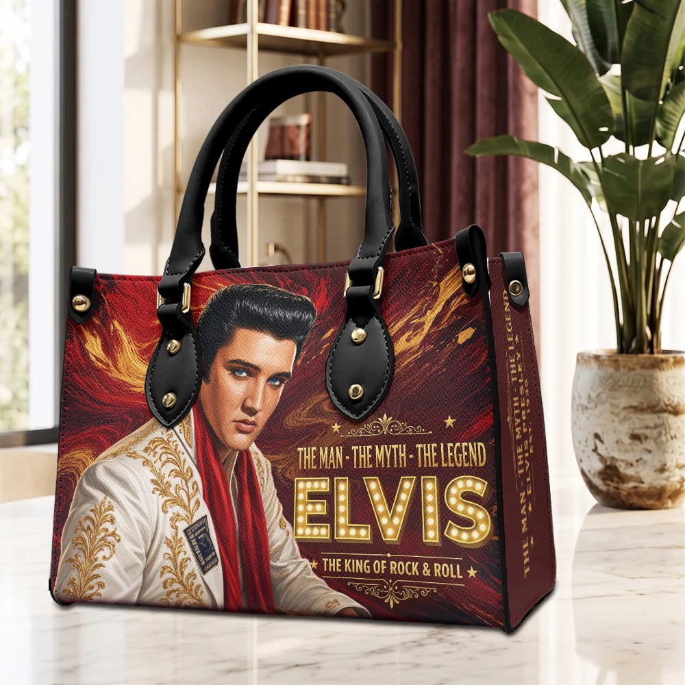 Elvis Presley Leather HandBag – TMTHU9613