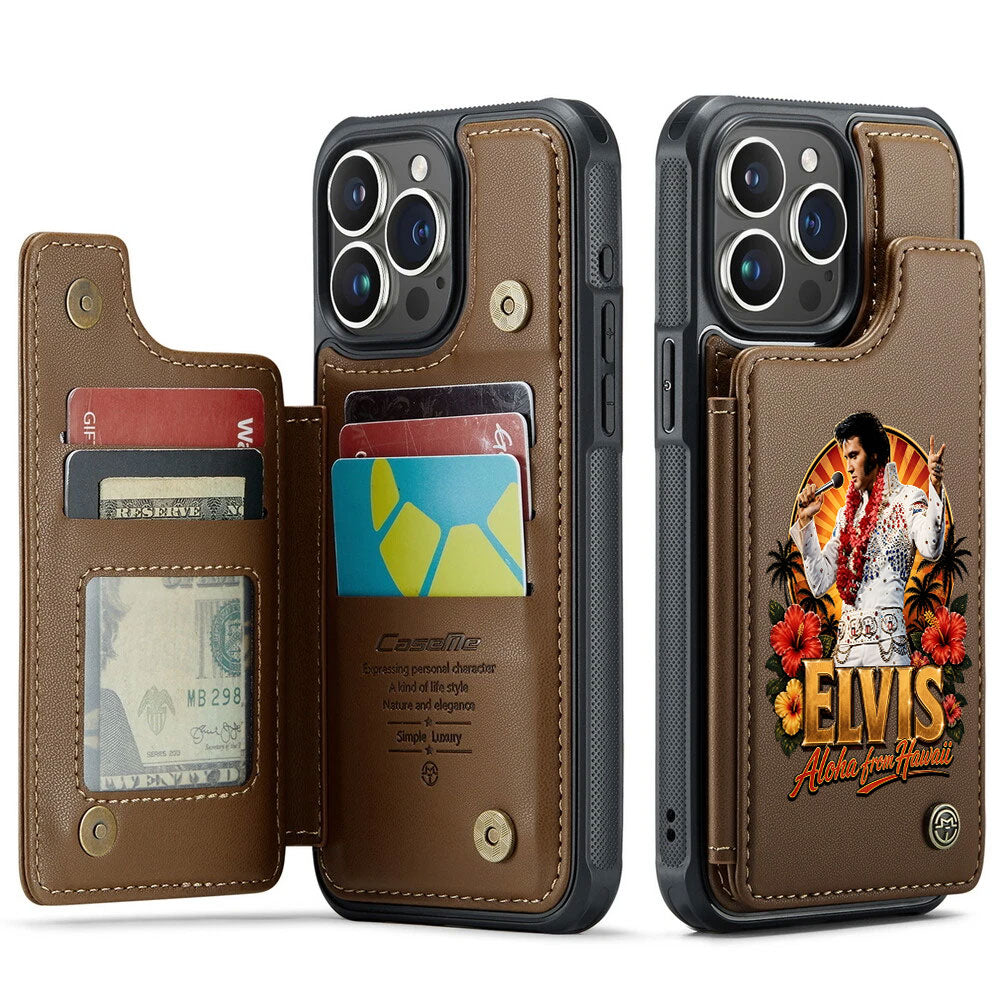 Elvis Presley Leather Wallet Phone Case – TMTHU7510