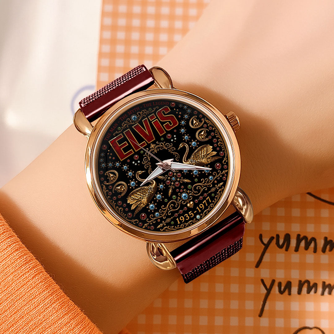 Elvis Presley Mesh Strap Quartz Watch – TMTHU8538