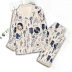 Elvis Presley Satin Pajama Set with Piping – TMTHU9111