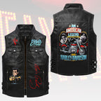 Elvis Presley Premium 2D Sleeveless Leather Vest – HOATT18828