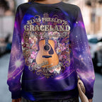 Elvis Presley Round Neck Raglan Sleeve Sweatshirt – TMTHU6935