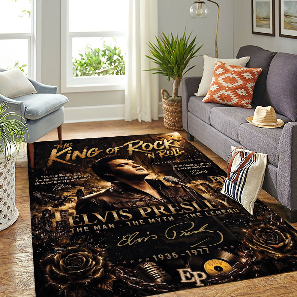 Elvis Presley Rectangular Rug – TMTHU7582