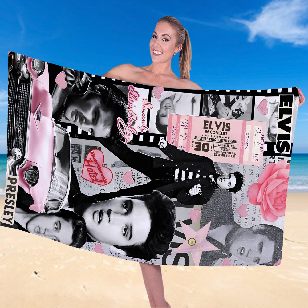 Elvis Presley Rectangle Beach Towel – TANTN 5856