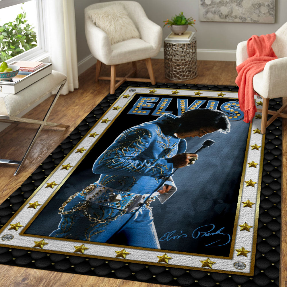 Elvis Presley Rectangular Rug – MAITM 5766