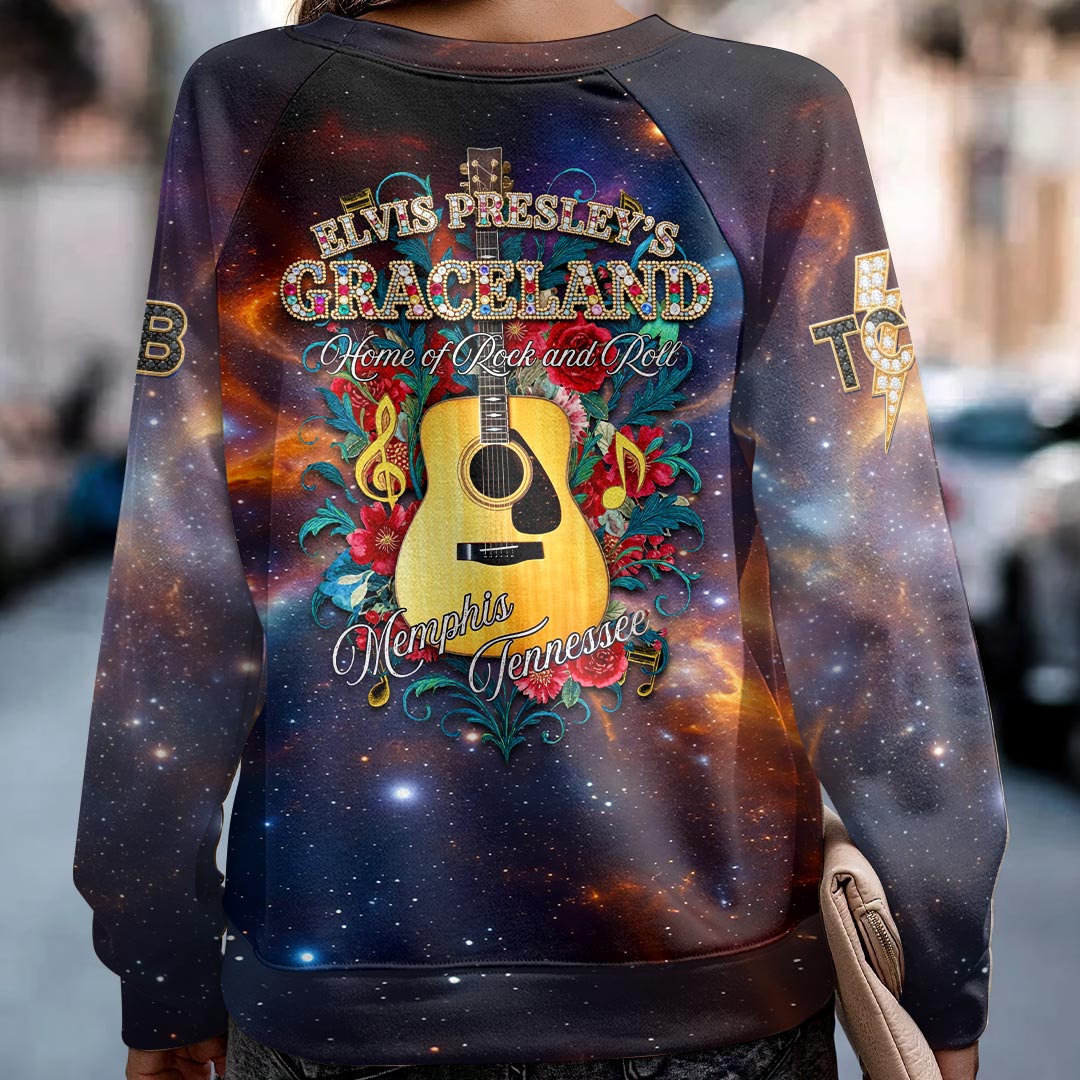 Elvis Presley Elvis Week 2026 Round Neck Raglan Sleeve Sweatshirt – HOATT19550