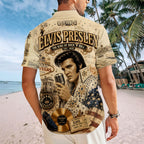 Elvis Presley Short Sleeve Button-Down Shirt – TANTN23924