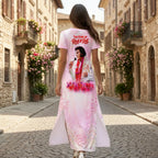 Elvis Presley Short Sleeve Maxi Dress – HOATT19393