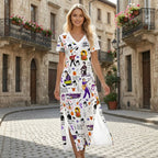 Elvis Presley Short Sleeve Maxi Dress – HOATT21356