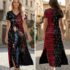 Elvis Presley Short Sleeve Maxi Dress – HOATT20698
