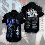 Elvis Presley Short Sleeve Button-Down Shirt – ANHNV 1072