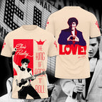 Elvis Presley Short Sleeve Button-Down Shirt – ANHNV 1090