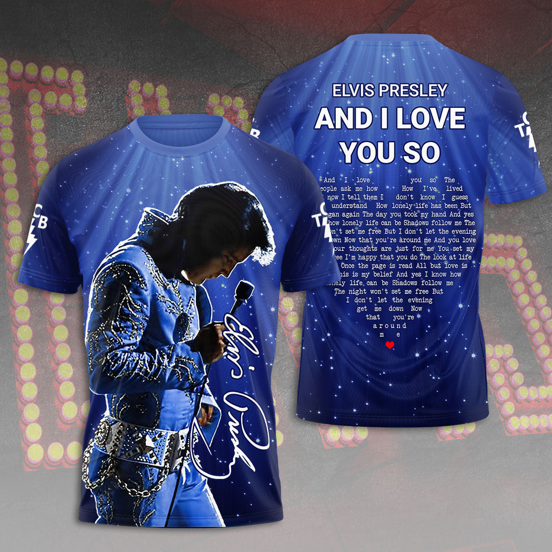 Elvis Presley Short Sleeve Button-Down Shirt – ANHNV 1072