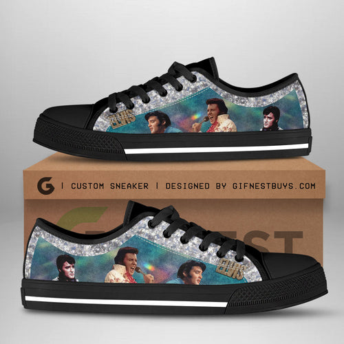 Elvis Presley Low Top Canvas Shoes – VANDH 2433