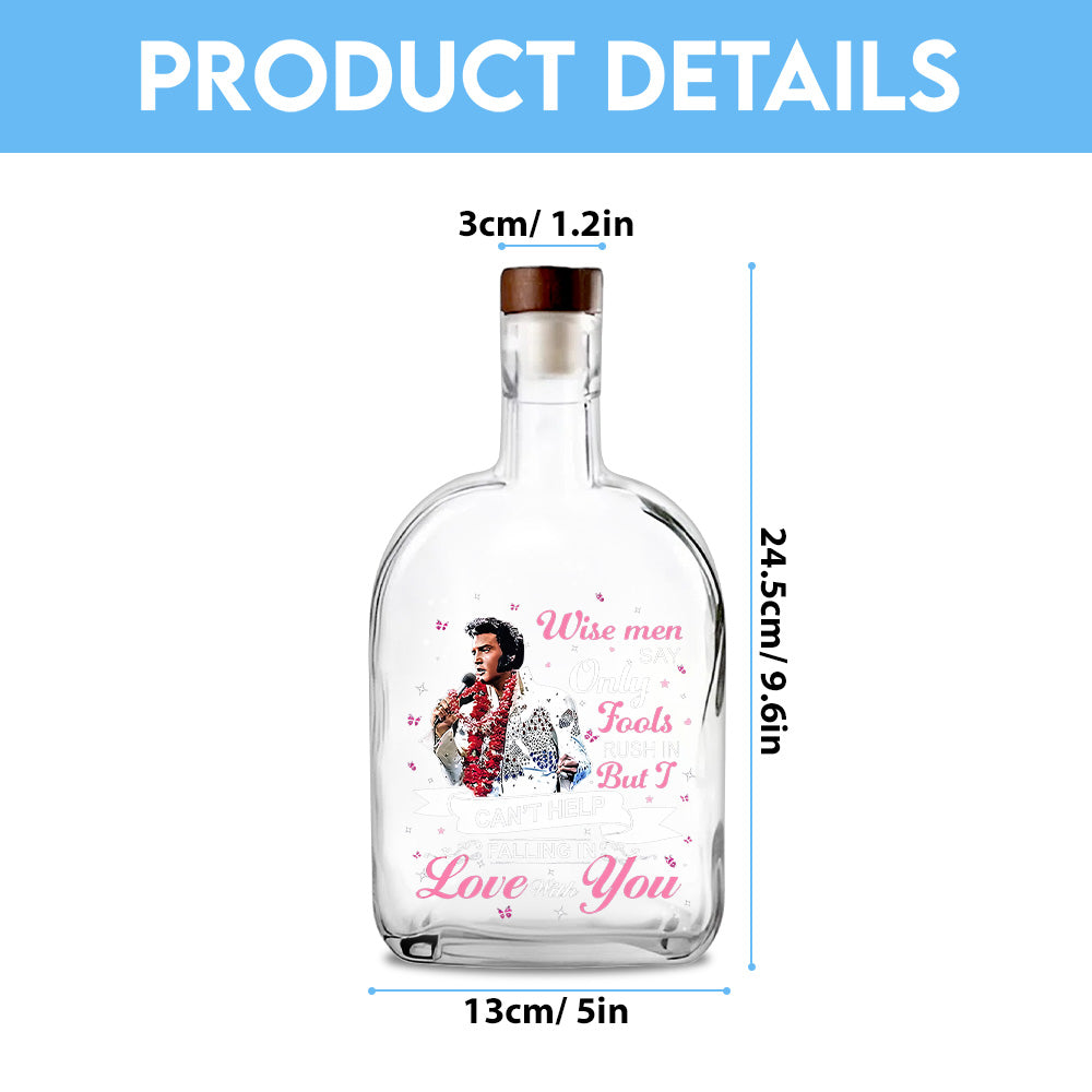 Elvis Presley 25oz Empty Whiskey Bottle – GNE4178