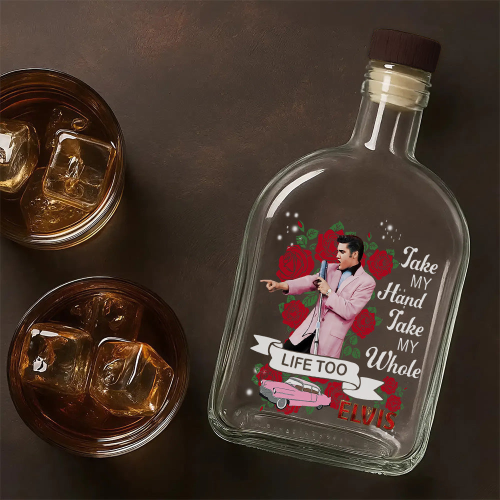 Elvis Presley 25oz Empty Whiskey Bottle – GNE4221