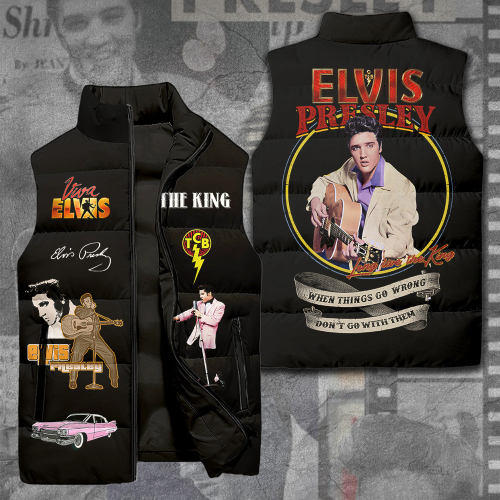 Elvis Presley 3D Sleeveless Down Jacket – TANTN 9236