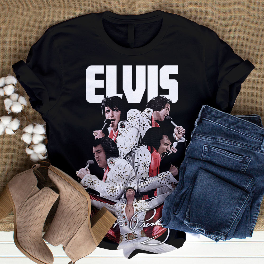 Elvis Presley 3D Sleeveless Down Jacket – TANTN 9392