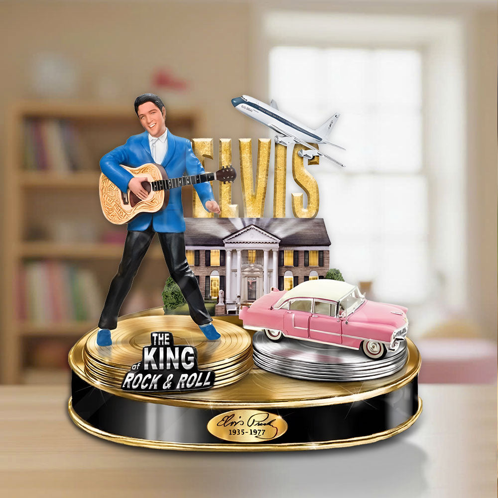 Elvis Presley Custom Shape Acrylic Plaque – TMTHU3815