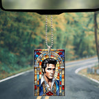 Elvis Presley Custom Shape 2-sided Acrylic Car Ornament – TANTN 3591
