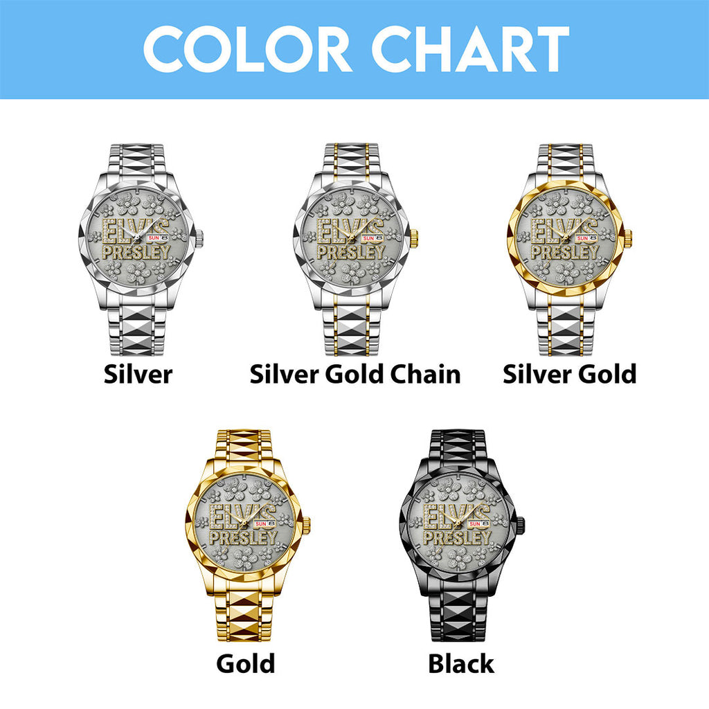 Elvis Presley Alloy Luxury Quartz Watch – GNE4215