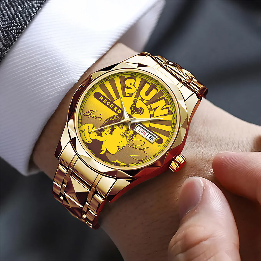 Elvis Presley Alloy Luxury Quartz Watch – GNE4229