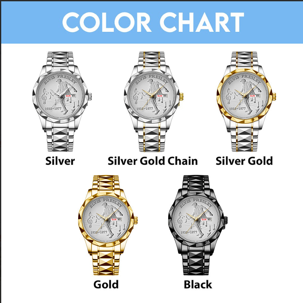 Elvis Presley Alloy Luxury Quartz Watch – TANTN15384
